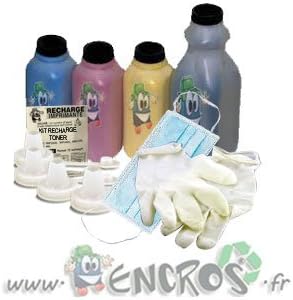 TONER KIT-Pack Refill Toner Compatible OKI C7000 4 colors -Laser