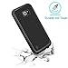 Samsung Galaxy S6 Waterproof Case, Meritcase Galaxy S6 IP68 Full Body Waterproof Dirt Proof Snowproof Shockproof Case for Outdoor Swimming Surfing Diving Snorkeling -Black