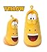 LARVA [Waddling Farter Larva - Yellow] - Korean TV Slapstick Comedy Animation Bug Character Toy