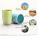 Jaunpy Unbreakable Cups for Kids Bathroom Cup Tumbler with BPA Free Set of 4 Multicolor Drinking Cups