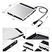 NOLYTH External DVD Drive USB 3.0 Type-C CD/DVD Burner with SD/TF/USB Ports, Portable DVD Play for Laptop Disk Drive Optical Drive CD ROM External Drive for Laptop Mac PC Windows MacBook Apple Desktop