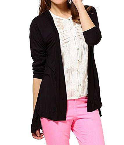 style shell black women's cotton shrug