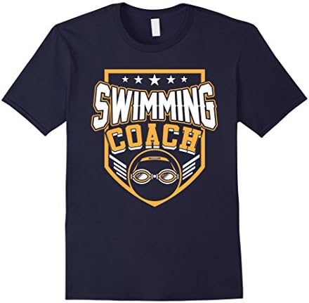 Men's Swimming Coach Shirt - Swimming Coach Gifts Large Navy