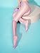 Kffyeye Sheer Pantyhose High Waist Open Crotch Tights Shiny Silk Stockings, Ultra Shimmery Plus Footed 30D Tights (1pcs Pink)