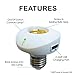 MesaChic DOT016-1 LampCharger The USB Light Socket Power Adapter & Charger