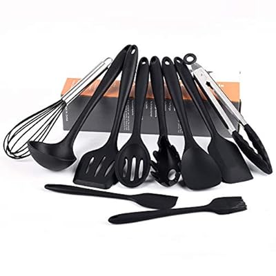 Buy 10 Piece Silicone Spatula Set Kitchen Utensils High Temperature Resistant Silicone Kitchenware Suitable For Non Stick Cookware Bpa Free Non Toxic Kitchen Utensil Set Online In Turkey B08qghdzhm