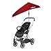 EasyGoProducts SolPro Clamp-On Shade Umbrella – 4 Way Clamp Umbrella with 360 Degree Swivel and Push Button Hinge. Great for Beach Chairs, Bleachers, Strollers, Wagons, Wheel Chairs or Golf Carts