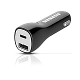 Gearmo Car Charger with QC3.0 / USB C & Power Delivery, Dual Port 60watt Output for Dell, Lenovo, Hp Spectre, MacBook/MacBook Pro, Pixel C Tablet and More