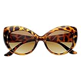 MLC Eyewear 'Fay Bold Retro Vintage Fashion Cat Eye Sunglasses in Leopard
