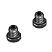 SMALLRIG M12 Male Thread Rod Cap with Rubber Ring for 15mm Rods, Pack of 2 – 1185