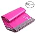 Poly Mailers, Ohuhu 10x13 100-Pack Hot Pink Shipping Envelope Mailers for Customer Gifts Packages, Self Sealed Business Shipping Mailer Bags with Self Adhesive Strip, Water Resistant