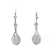 GIMMEDAT Tennis Racket Silver Dangle Earrings| Lead & Nickel Free | Player or Fan Gift