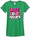 Threadrock Big Girls' Live Love Soccer Fitted T-Shirt
