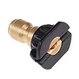 HS Pressure Washer Spray Nozzle Tips 65 Degrees Black Metal Nozzle Tip 1pc