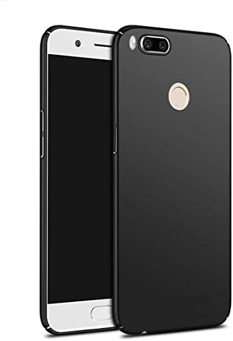 Kaira [Full Coverage] All Sides Protection 4 Cut 360 Degree Sleek Rubberised Matte Hard Case Back Cover For Xiaomi Mi A1 (Black)