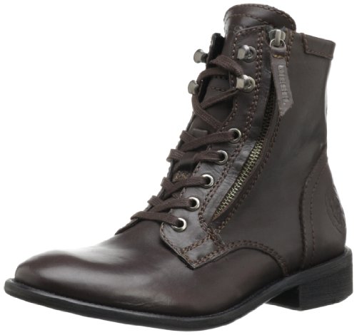 Diesel Men's Pataboot The Pit Motorcycle Boot,Coffee Bean,11 M US