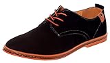 Serene Men's Casual Leather Lace Up Soft Breathable Fashion Oxfords