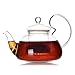 Glass Tea Pot Set - Loose Leaf Tea Pot with Infuser and Lid - Teapot with Strainer - Tea maker 24 oz
