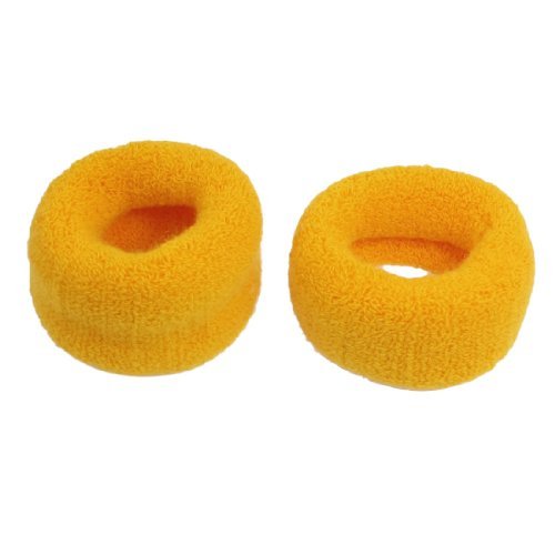 Amazon Com Dealmux 2 Pcs Terry Cloth Stretch Hairband Hair Tie