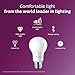 Philips LED Non-Dimmable A19 Frosted Light Bulb: 100-Lumen, 2700-Kelvin (75-Watt Equivalent), E26 Base, Soft White, 6-Pack