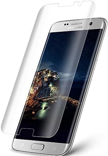 Chocolay Galaxy S7 Edge Screen Protector Tempered Glass, 3D Curved [Case Friendly, 96% Half Coverage Version] HD Anti-Bubble Scratch Fingerprint Proof (Clear)