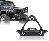 u-Box Jeep TJ Stinger Front Bumper w/Winch Plate & LED Lighting for Jeep Wrangler YJ 1987-2006