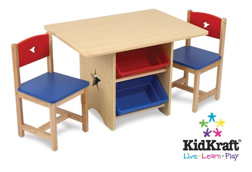 Kidkraft star table and chair set