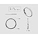 NANA Sterling Silver & Swarovski Zirconia Wedding Band-Rhodium Plated-Size 5