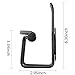 Allnice Premium Ultra Light Anti Rust Aluminum Alloy Welded Bike Bicycle Cycling Handlebar Water Bottle Cage Holder Rack Bracket Bike Accessory for MTB/Road/BMX (Black)