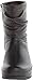 FitFlop Women's Zip Up Crush Boot (Leather), Black, 8 M US