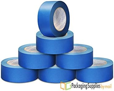 192 Rolls 1 1/2" Blue Painters Masking Tape Made in USA 5.6 Mil 60 Yards