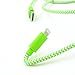 iPhone 8 Cable, 10Ft Long iPhone 6S Charger F-color Braided 8 Pin Lightning to USB Charger Cord Connector for iPhone 8 7 6S 6 Plus 5S 5C 5, iPhone SE, iPad 4 Air 2 mini 4, iPad Pro, iPod Touch 5 Green