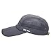 JOSENI Outdoor Quick Dry Sun Hat Folding Portable Unisex UV SPF 50+ Baseball Cap (A-Grey)
