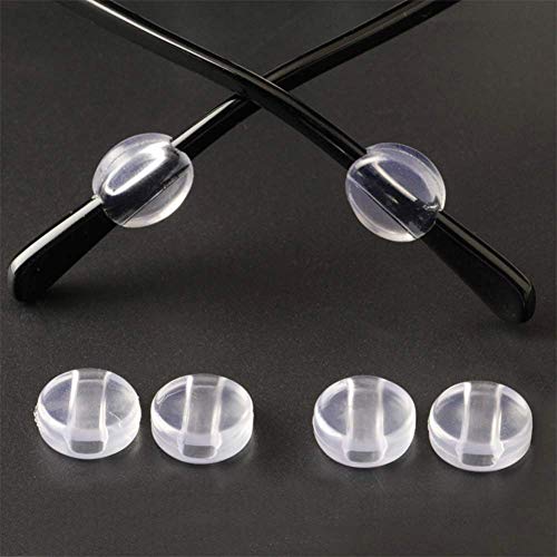 24 Pairs Eyeglass Retainer, Multicolor Eyeglass Grips, Silicone Anti-Slip Eyeglass Holder, Eyeglass Ear Hook Eyeglass Temple Tips, Silicone Nose Pads, Round Eyeglass Retainers for Sports Running