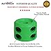 AUTMATCH Winch Cable Hook Stopper (2 Pack), Silicone Rubber Winch Stopper for Wire & Synthetic Rope, Winch Line ATV UTV, Shock Absorbent, Prevent Pulling Bounce and Abrasion, Green
