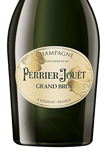 Perrier-Jouët Grand Brut Champagner, Elegante Cuvée mit floralen Aromen, frischen Früchten & einem anhaltenden feinen Abgang, Aperitif, 1 x 0,75L – Bild 4