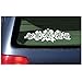 Hibiscus Band Vinyl Sticker - White Garland Decal Flower Lei Car Window Laptop