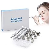 Diamond Microdermabrasion Dermabrasion Accessory 9 Tips 3 Wands Cotton Filter For Skin Facial Peel Face Care Beauty Machine Tool MEILYLA