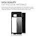 Galaxy Note 8 Case Patchworks Contour Series in Black - Transparent Back and Clear Dual Hybrid Slim Protection Cover Case