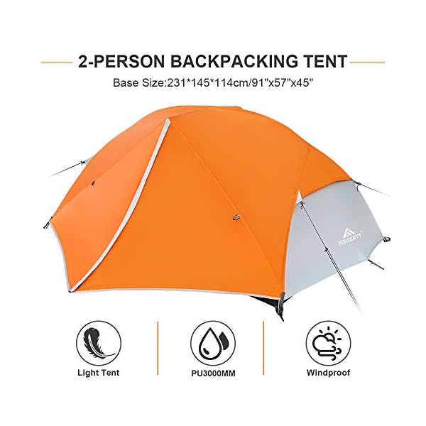 Tenda Da Campeggio A Cupola Impermeabile Per 6 Persone - Marrone - Foto 5