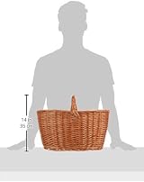 Linea Garden Friend Wicker Log Basket C1550110 - High Quality view 5