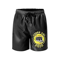 Black Cobra-Kai-Dojo-No-Mercy-Snake-fist-Logo-Men
