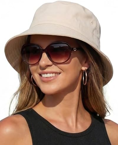 MyNoogin® Frayed Edge Bucket Hat – Soft Washed Cotton Unisex  display picture 1