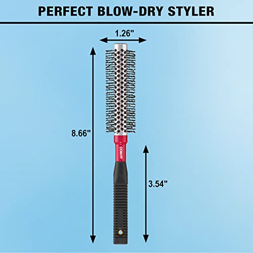 Conair Style & Volumize Metal Round Brush for BlowDrying, Hairbrush