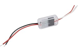 Light Sensor Switch, DC 5V 12V 24V Photocell Control for Automatic Outdoor Lighting On Off, High Sensitivity Detection and We