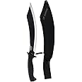Schrade Delta Class Decimate Parang Full Tang Machete with Stainless Steel Blades and TPR Handles for Outdoor Survival, Camping and Bushcraft