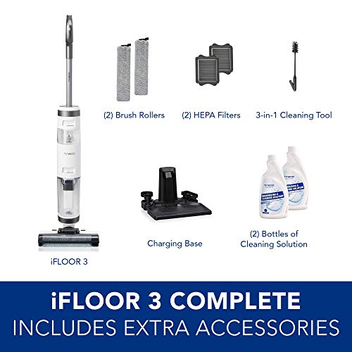 Tineco iFloor 3 Complete Cordless Wet Dry Vacuum Cleaner, Floor Washer