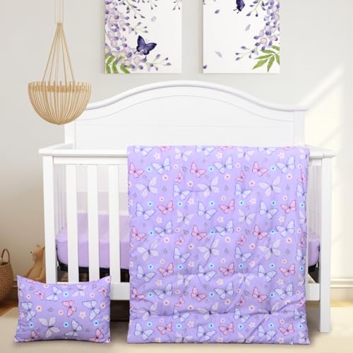 JISEN Crib Bedding Set