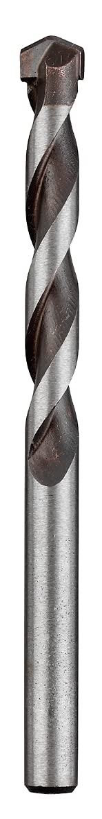 kwb Rocker Concrete and Stone Drill Ø 10 Mm With, High-Temperature Brazed Carbide Plate, Optimum Drill Dust Transport and Round Shank, Extremely Durable, Complies With Iso 5468