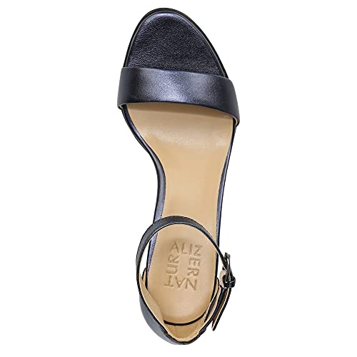 Naturalizer Womens Vera Ankle Strap Block Heel Dress Sandal Dark Gold